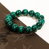 Green natural crystal bracelet