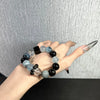 Multi-color natural crystal bracelet
