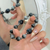 Multi-color natural crystal bracelet