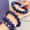 Blue natural crystal bracelet